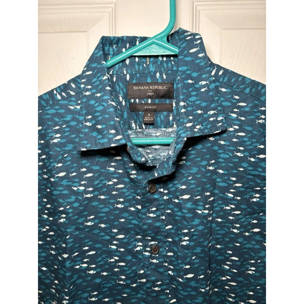 Banana Republic Linen Slim Fit Size Small
